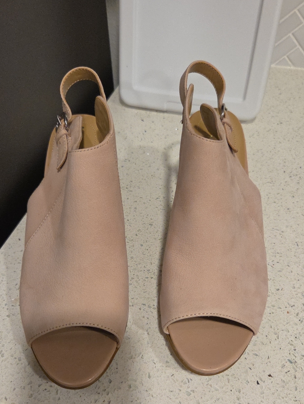 Naturalizer Blush Open-Toe Slingback Mules
